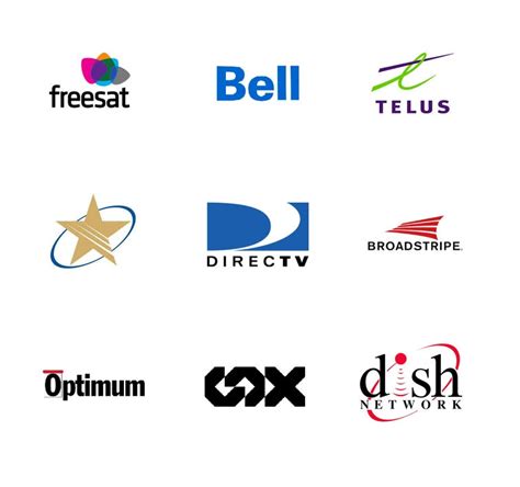 names of satellite tv companies